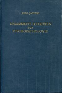 Jaspers, Gesammelte Schriften zur Psychopathologie. (Einband)
