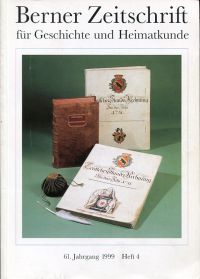 Leuenberger-Binggeli, Die Berner Deutsch-Seckelmeister und ihre Standesrechnung. (Umschlag)