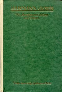 Oeser, Von Menschen, von Bildern und Büchern. (Umschlag)