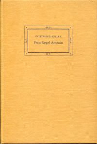 Keller, Frau Regel Amrain und ihr Jüngster. (Umschlag)