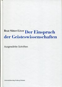 Sitter-Liver, Der Einspruch der Geisteswissenschaften. (Umschlag)