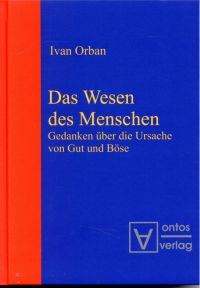 Orban, Das Wesen des Menschen. (Umschlag)