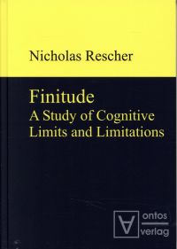 Rescher, Finitude. (Umschlag)