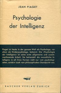 Piaget, Psychologie der Intelligenz. (Umschlag)