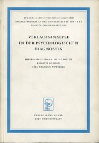 Hiltmann, Verlaufsanalyse in der psychologischen Diagnostik. (Umschlag)