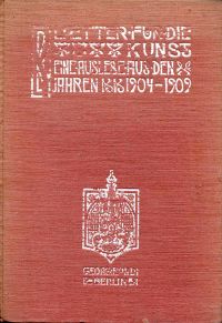 George, Blätter für die Kunst. Eine Auslese aus den Jahren 1904-1909. (Umschlag)