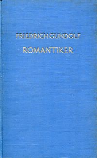 Gundolf, Romantiker. (Umschlag)