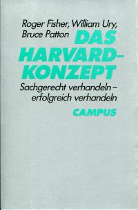 Fisher, Das Harvard-Konzept. (Umschlag)