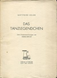 Keller, Das Tanzlegendchen. (Umschlag)