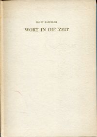 Kappeler, Wort in die Zeit. (Umschlag)