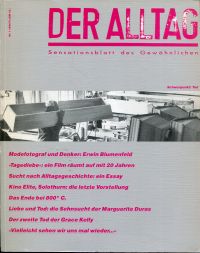 Keller, Der Alltag - Sensationsblatt des Gewöhnlichen, 1/1986 (Umschlag)