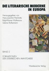 Piechotta, Die literarische Moderne in Europa . (Umschlag)
