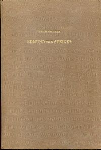 Gruner, Edmund von Steiger. (Umschlag)