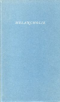 Oeschger, Melancholie. (Umschlag)