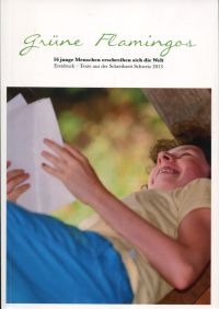 Brenner, Grüne Flamingos. (Umschlag)
