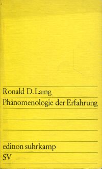 Laing, Phänomenologie der Erfahrung. (Umschlag)
