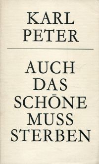 Peter, Karl Peter. (Umschlag)