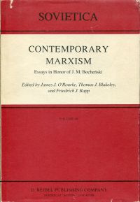 O'Rourke, Contemprary Marxism. (Umschlag)