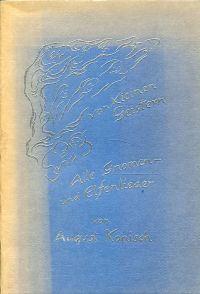 Kopisch, Von kleinen Geistern. (Umschlag)