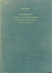 Portmann, Einführung in die vergleichende Morphologie der Wirbeltiere. (Umschlag)