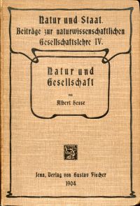 Hesse, Natur und Gesellschaft. (Umschlag)