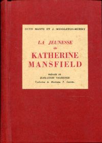 Mantz, La jeunesse de Katherine Mansfield. (Umschlag)