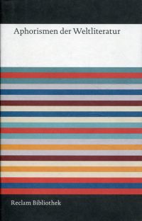 Spicker, Aphorismen der Weltliteratur. (Umschlag)