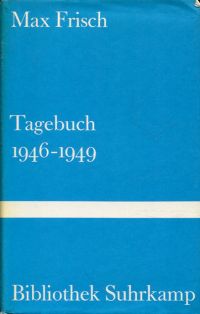 Frisch, Tagebuch 1946-1949. (Umschlag)