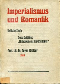 Kretzer, Imperialismus und Romantik. (Umschlag)