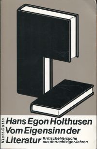 Holthusen, Vom Eigensinn der Literatur. (Umschlag)
