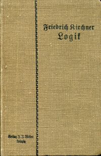Kirchner, Katechismus der Logik. (Umschlag)