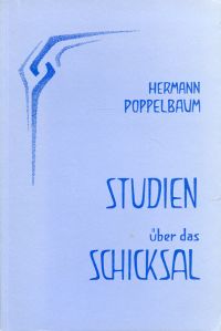 Poppelbaum, Studien über das Schicksal auf Grund der "Leitsätze" Rudolf Steiners (Umschlag)
