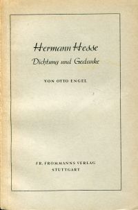 Engel, Hermann Hesse. Dichtung und Gedanke. (Umschlag)