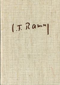 Ramuz, Découverte du monde. (Umschlag)