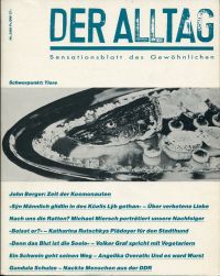 Keller, Der Alltag - Sensationsblatt des Gewöhnlichen, 3/1986. (Umschlag)