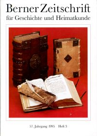 Ramseyer, Berner Personennamen aus dem 16. Jahrhundert. (Umschlag)