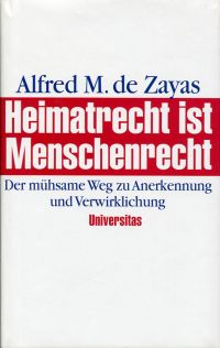 De Zayas, Heimatrecht ist Menschenrecht. (Umschlag)