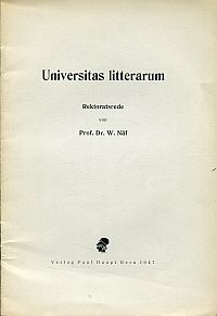 Näf, Universitas litterarum. (Umschlag)