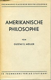 Müller, Amerikanische Philosophie. (Umschlag)