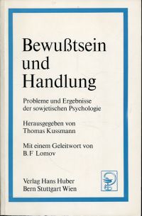 Kussmann, Bewusstsein und Handlung. (Umschlag)