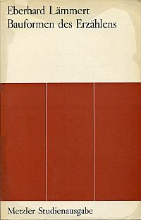 Lämmert, Bauformen des Erzählens. (Umschlag)