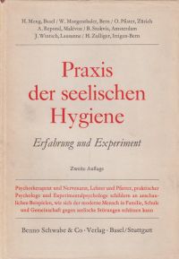 Meng, Praxis der seelischen Hygiene. (Umschlag)