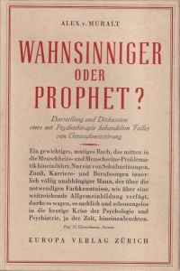 Muralt, Wahnsinniger oder Prophet? (Umschlag)