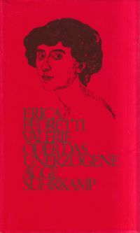 Pedretti, Valerie oder das unerzogene Auge. (Umschlag)