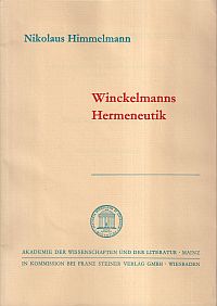 Himmelmann, Winckelmanns Hermeneutik. (Umschlag)