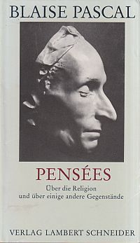 Pascal, Über die Religion und über einige andere Gegenstände. (Pensées). (Umschlag)