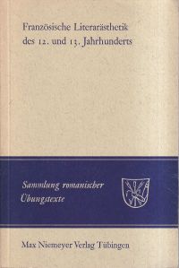 Mölk, Französische Literaturästhetik des 12. und 13. Jahrhunderts. (Umschlag)