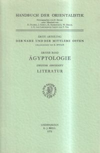 Ägyptologie. (Umschlag)