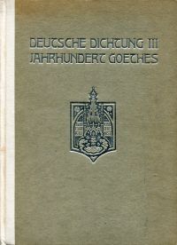 George, Deutsche Dichtung III: (Umschlag)