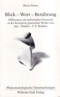 Peters, Blick, Wort, Berührung. (Umschlag)